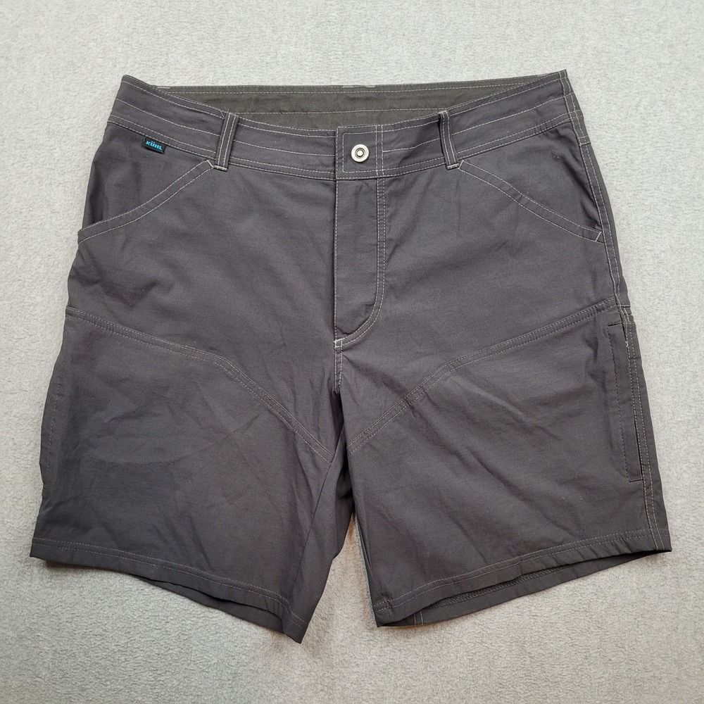 Kuhl Renegade Shorts Mens 36x8 Charcoal Gray Hiking Outdoor 5121